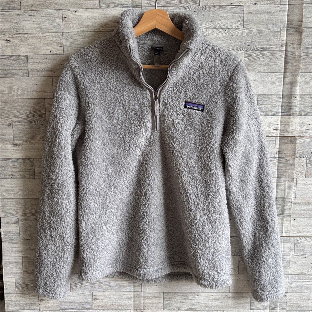 Patagonia Women's Los Gatos 1/4-Zip Gray Fleece pullover women’s size medium